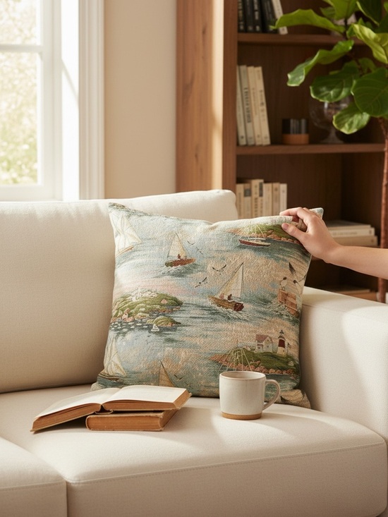 handcrafted Other - Custom Accent Pillow 22.5" X 22.5"